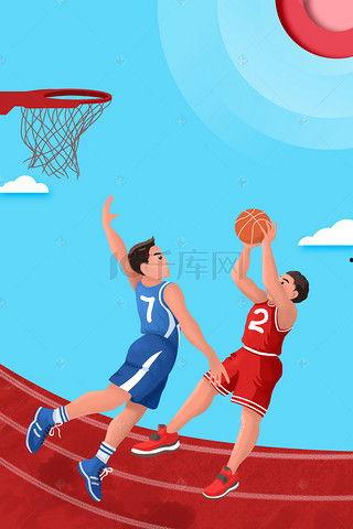 篮球比赛背景,激情碰撞，荣耀征程